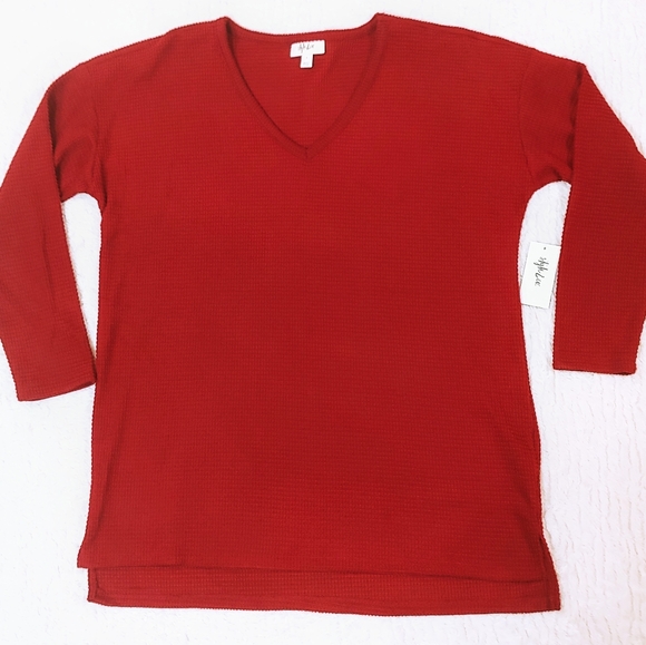 Nwt✨Stylish Soft Waffle Shirt - Picture 8 of 8